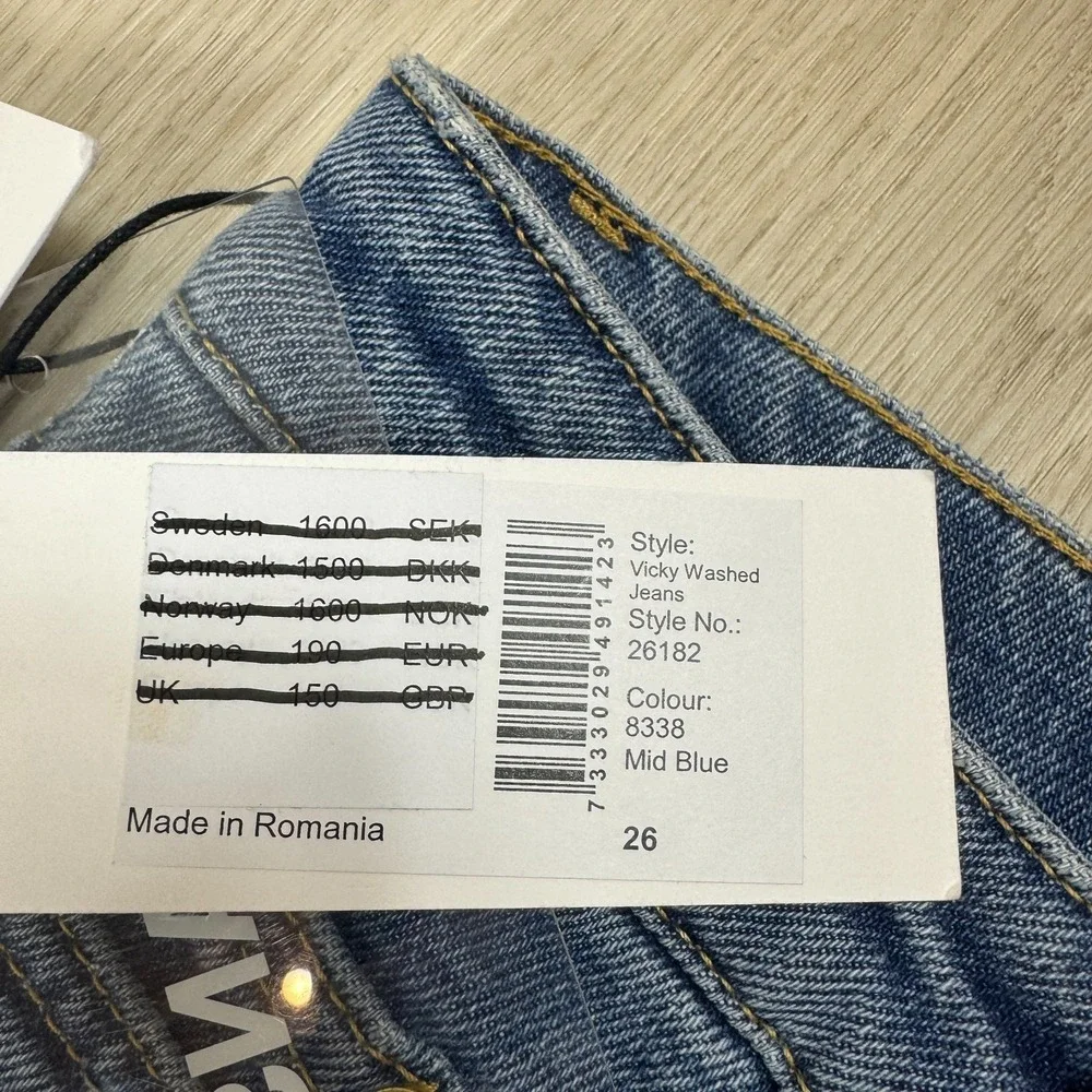 Filippa K‎ Vicky Washed Slim Jeans Womens 26 Medium Wash